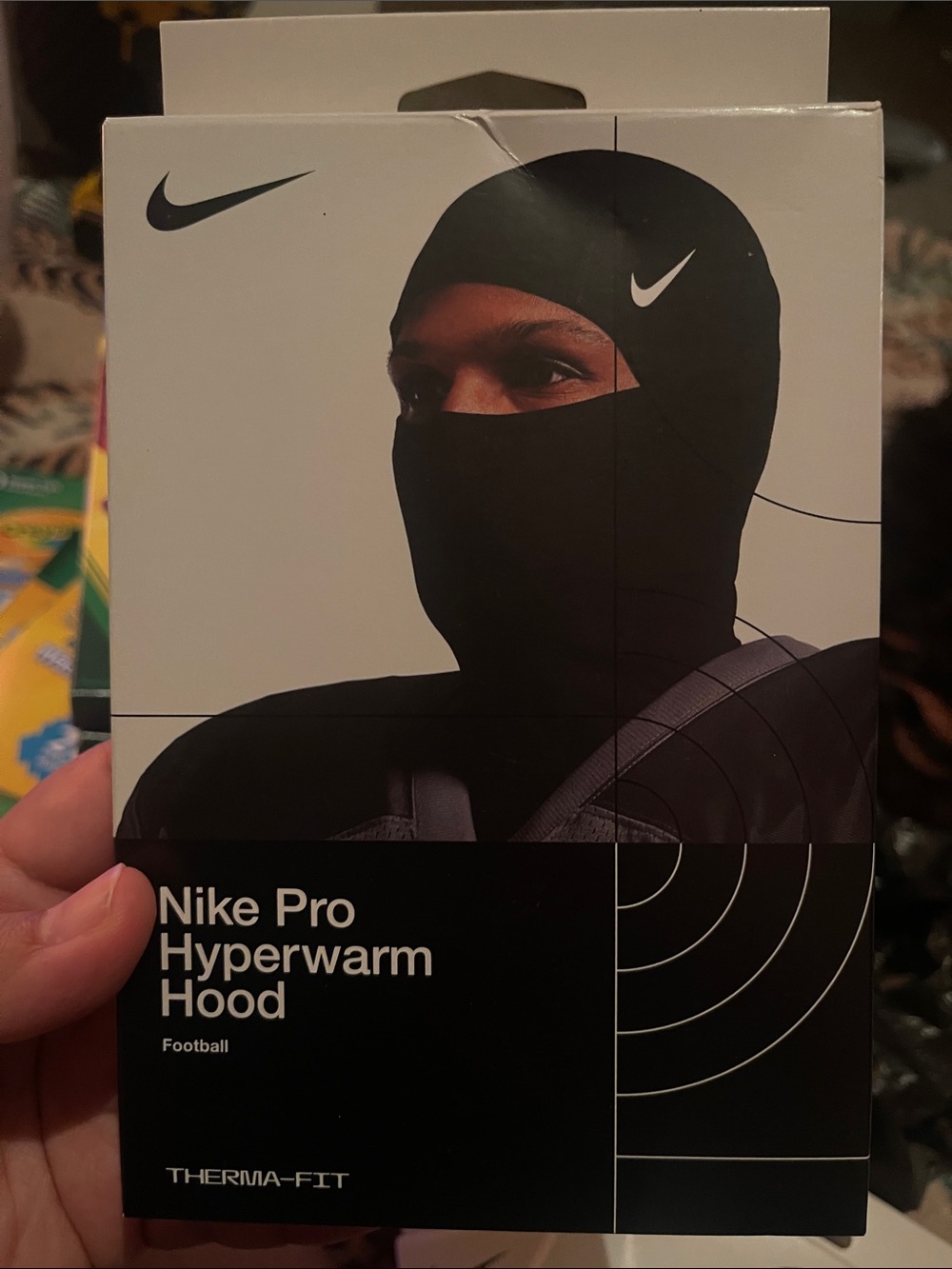 Nike Pro Hyperwarm Hood Black